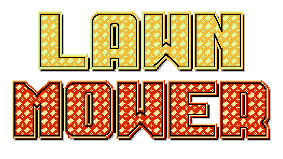 Lawn mower logo